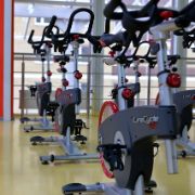 sports palestra con ciclette